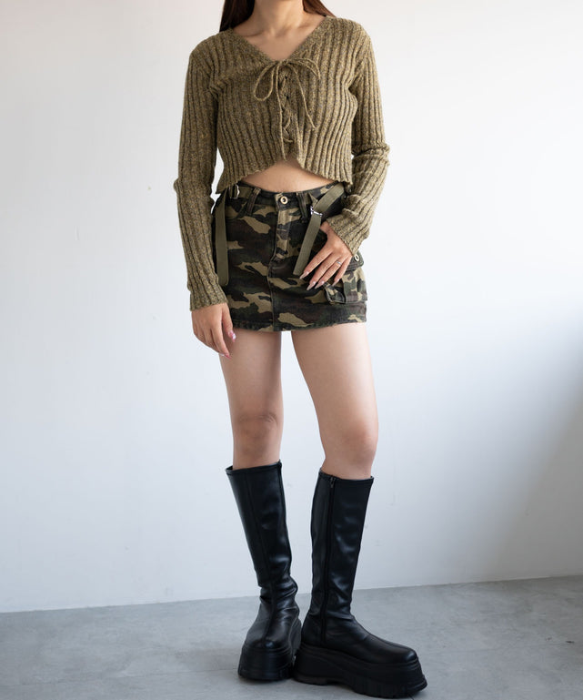 カーキ　モデル:155cm F着用