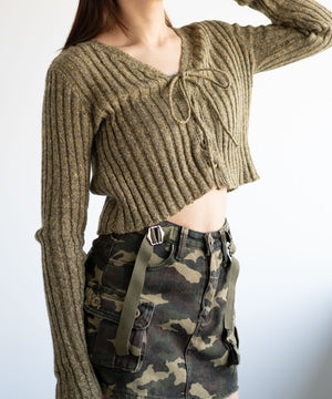 カーキ　モデル:155cm F着用