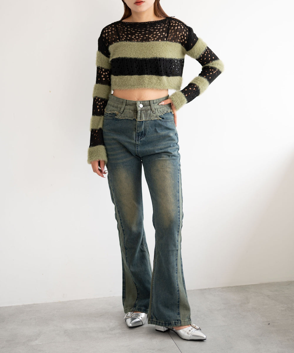 カーキ モデル:155cm F着用