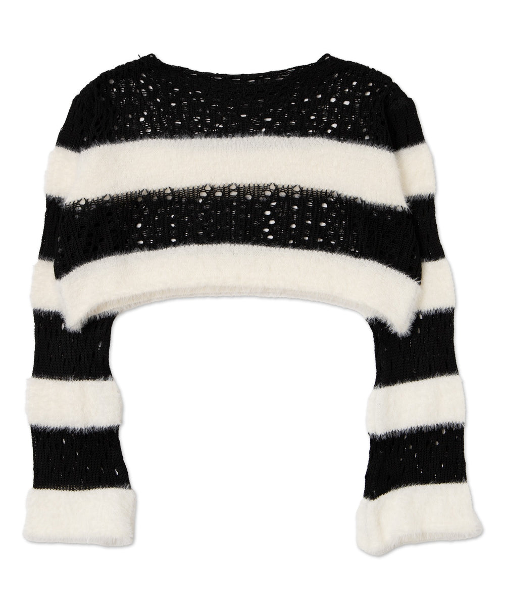 マテリアルスイッチボーダーニット