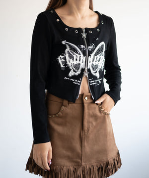 ブラック　モデル:155cm F着用