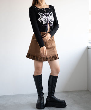 ブラック　モデル:155cm F着用