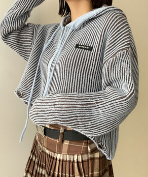 ブルー　モデル:155cm F着用