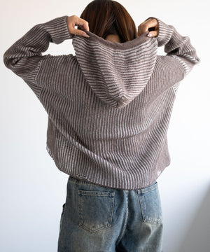 ブラウン　モデル:155cm F着用