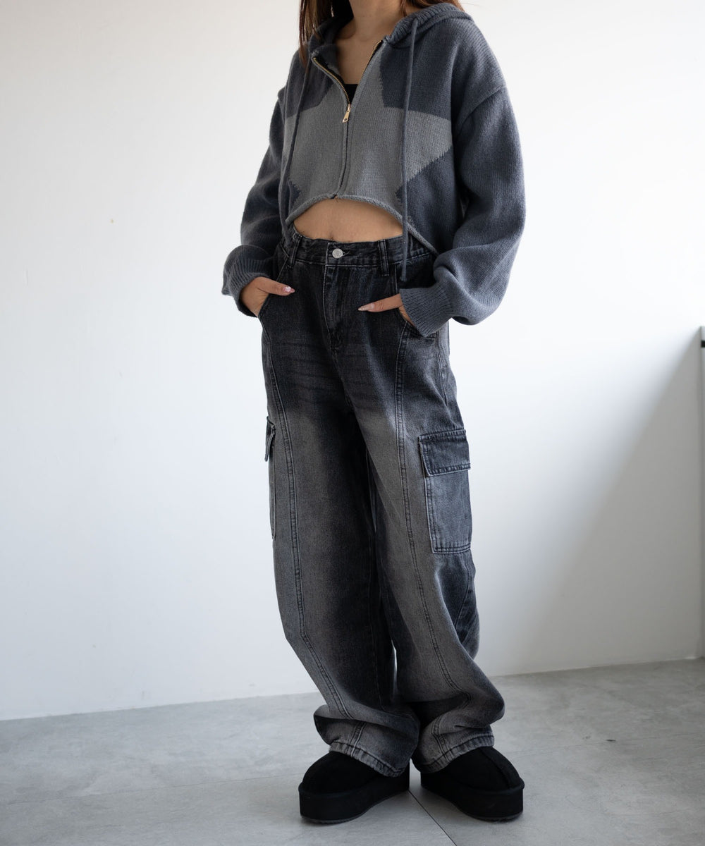 チャコール　モデル:155cm F着用