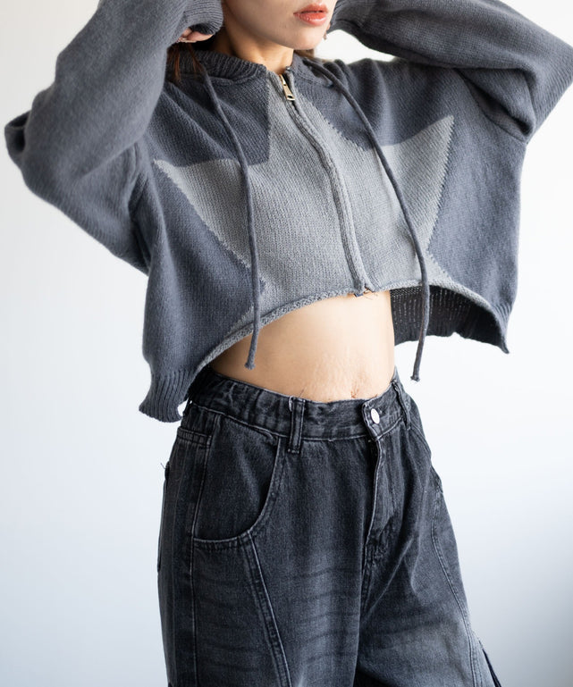 チャコール　モデル:155cm F着用