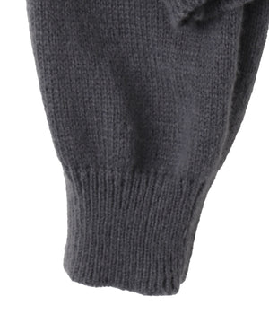 スターニットカーブヘムZIPパーカー