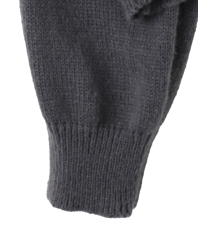 スターニットカーブヘムZIPパーカー