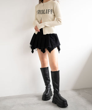 ホワイトアイボリー　モデル:155cm F着用