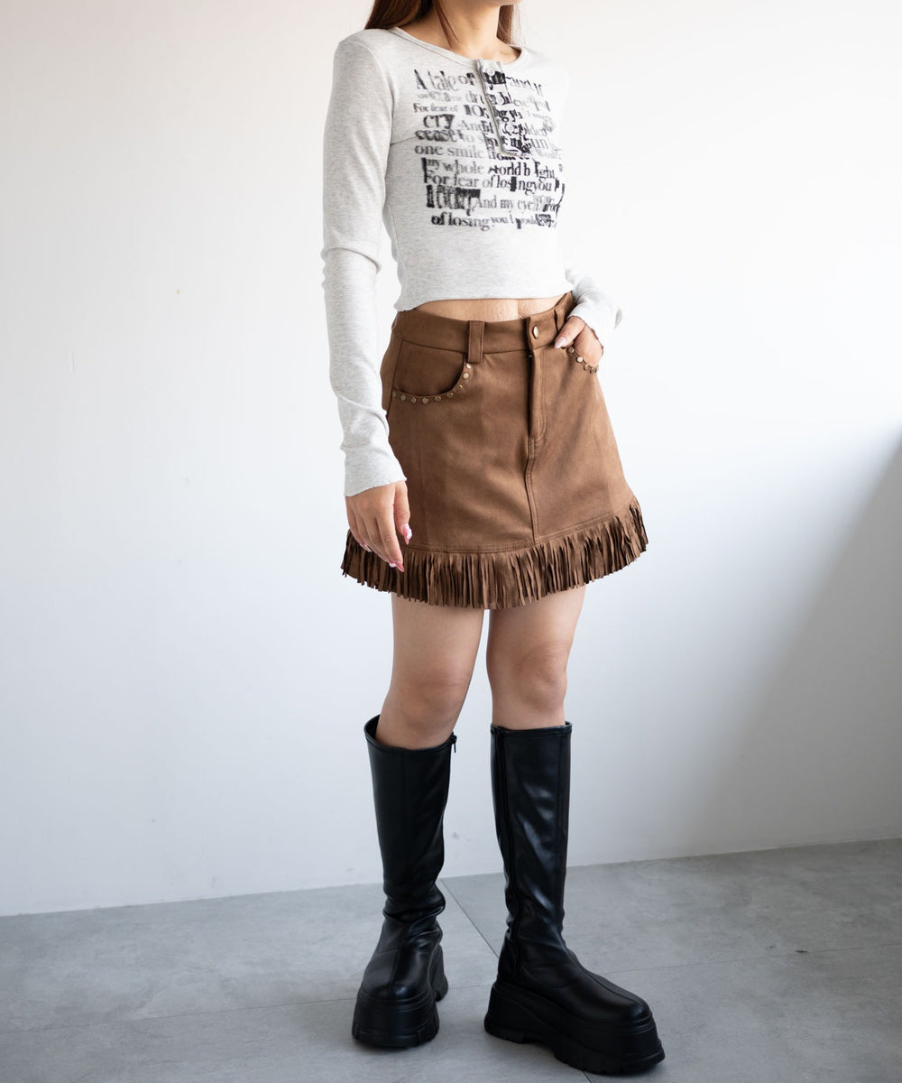 ホワイトアイボリー　モデル:155cm F着用