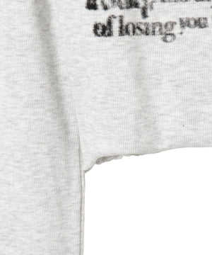 ヘンリーネックグラフィックピチトップス