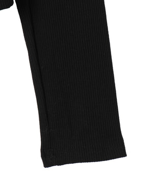 バタフライプリントフリルトップス