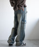 デニム中濃　モデル:155cm M着用