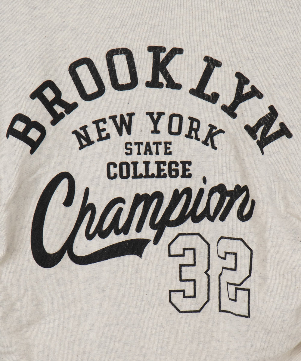 サイドギャザーカレッジラグラン