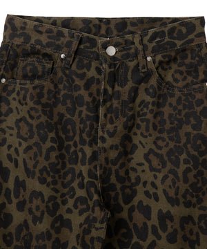 レオパードストレートパンツ