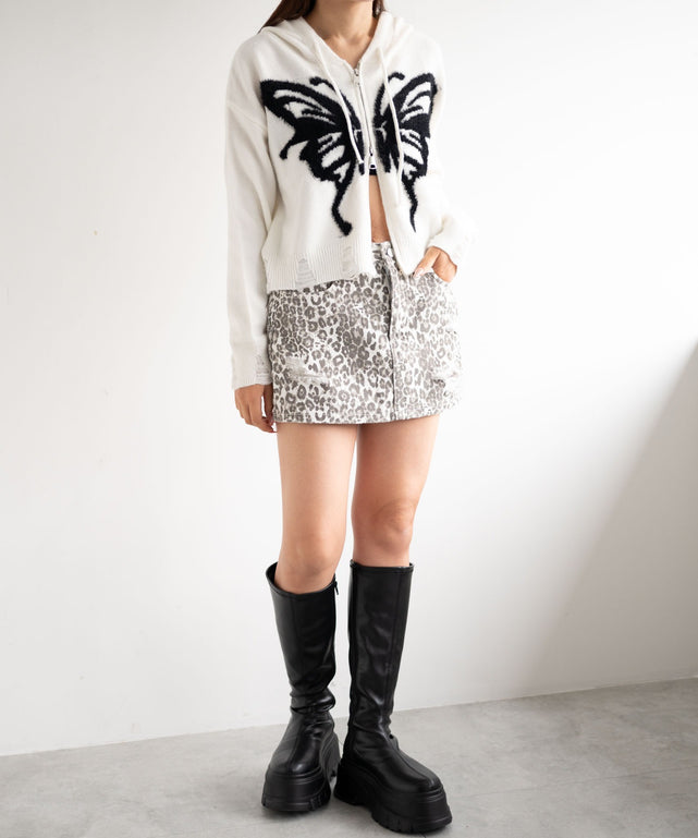 ホワイト 　モデル:155cm F着用