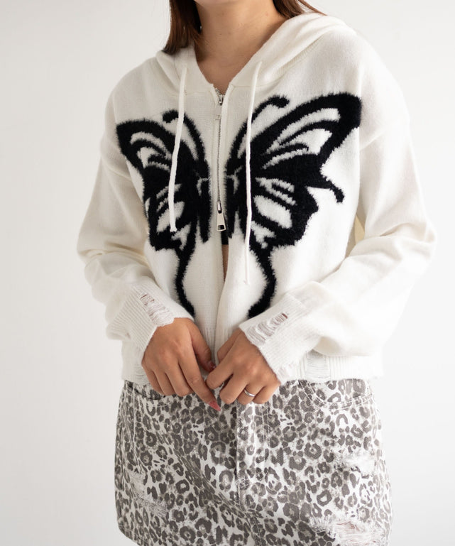 ホワイト 　モデル:155cm F着用