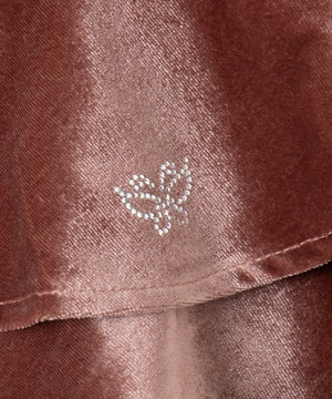 ハイウエストベロアフリルスカート