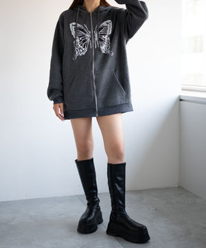 チャコール　モデル:155cm F着用