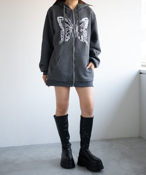 チャコール　モデル:155cm F着用