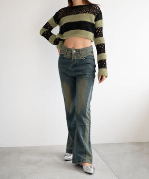 デニム　モデル:155cm F着用