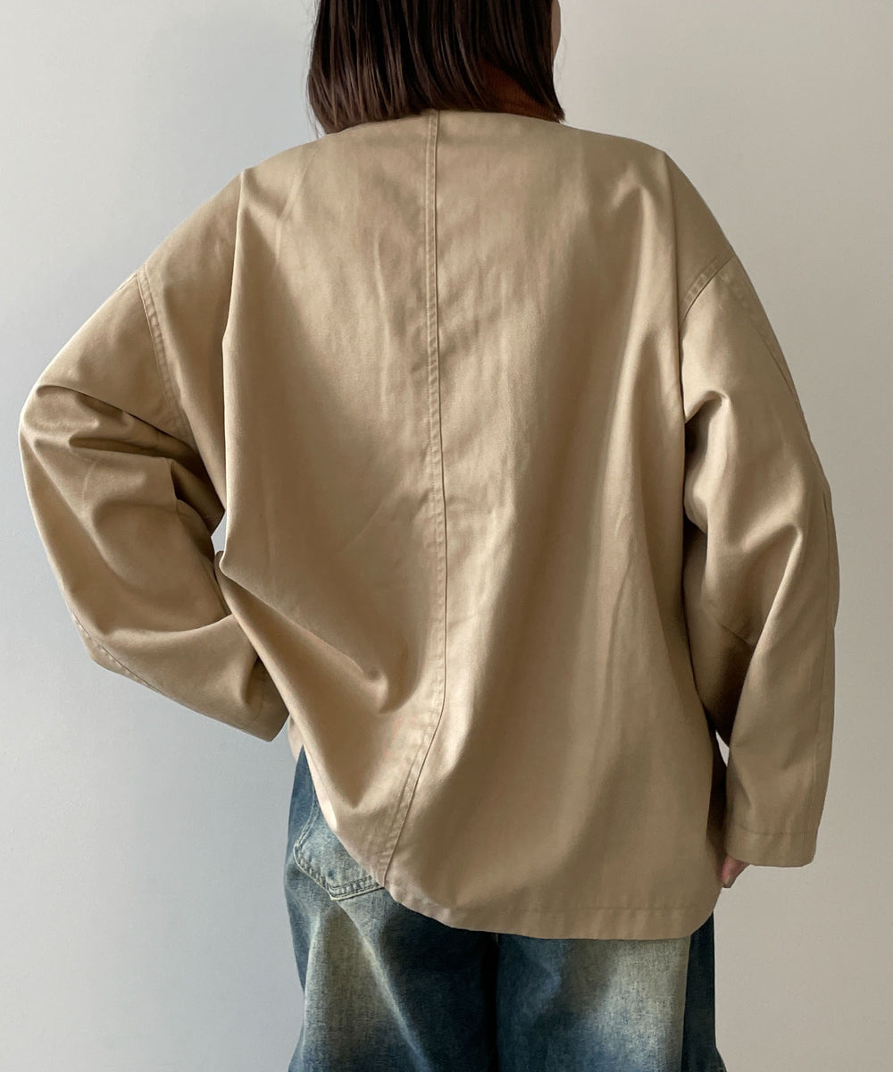 ベージュ　モデル:155cm F着用