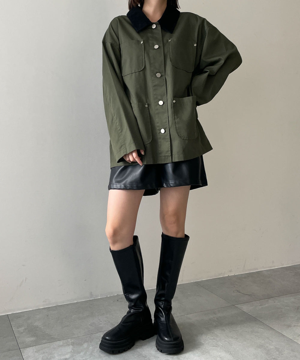 カーキ　モデル:155cm F着用