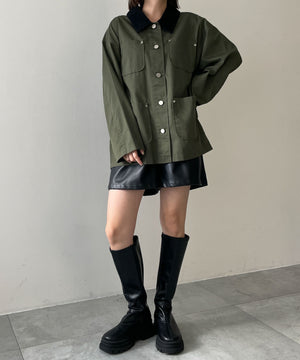 カーキ　モデル:155cm F着用