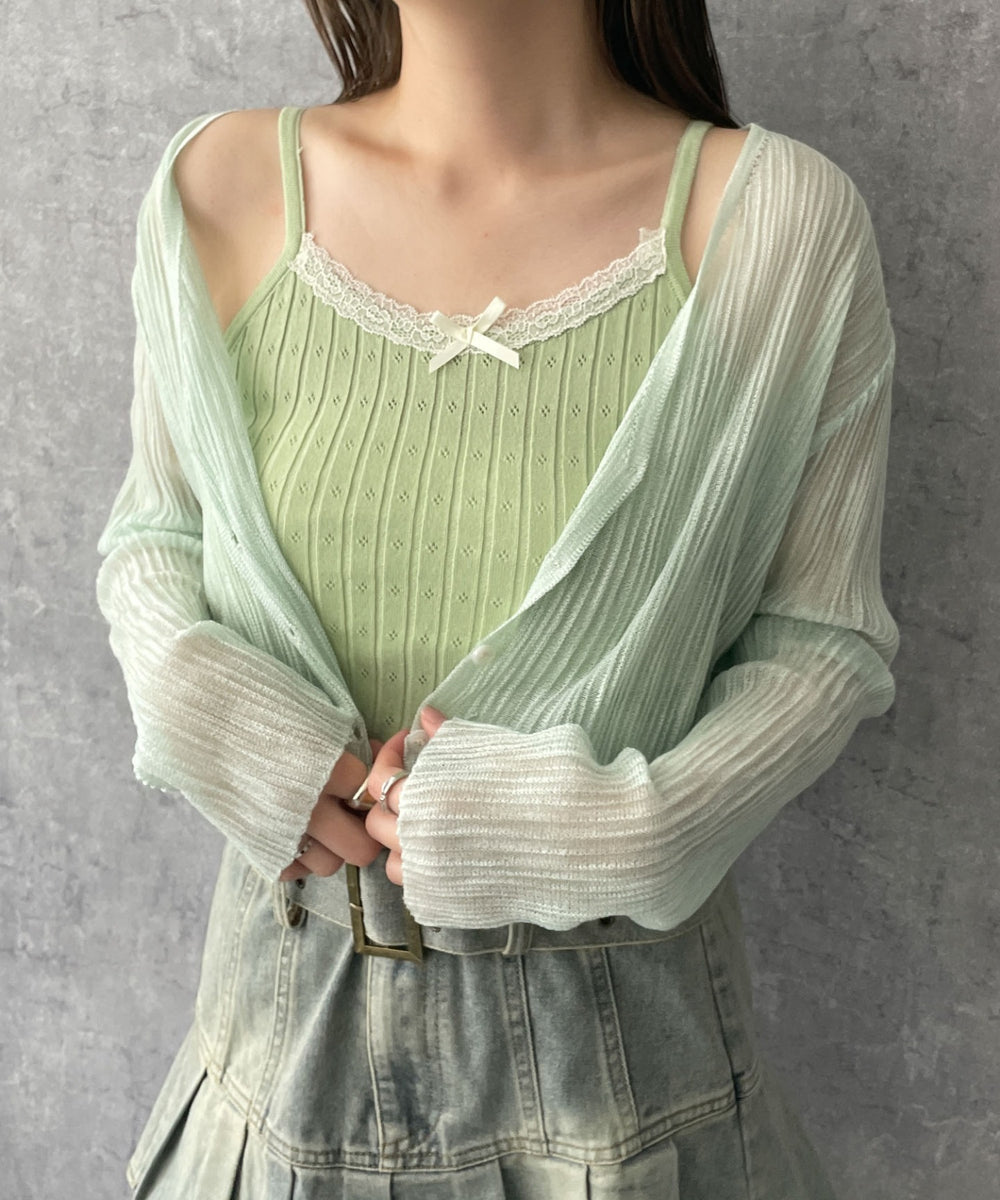 グリーン　モデル:155cm F着用