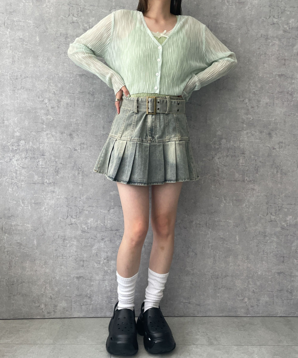 グリーン　モデル:155cm F着用