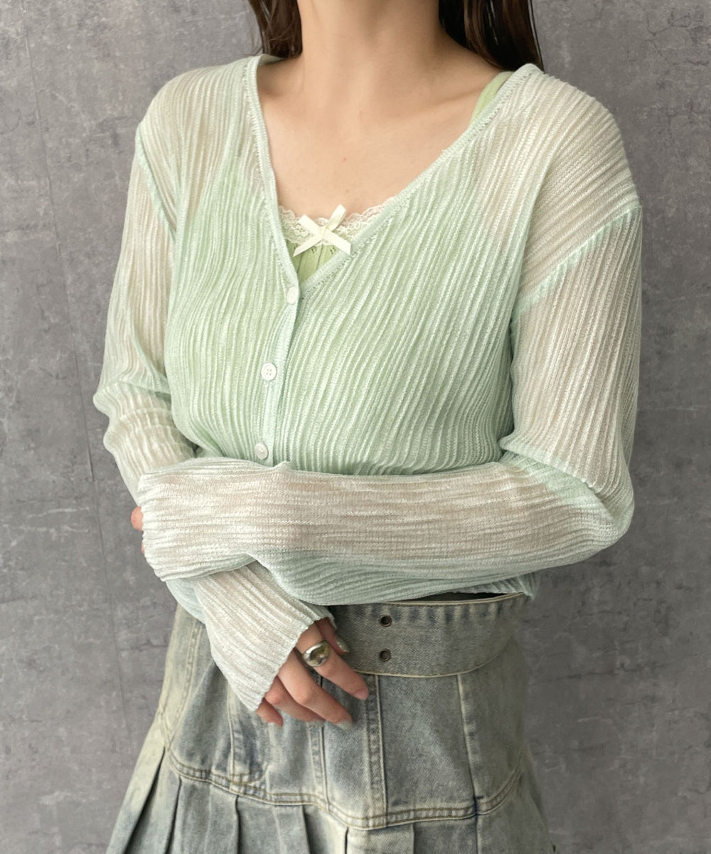 グリーン　モデル:155cm F着用