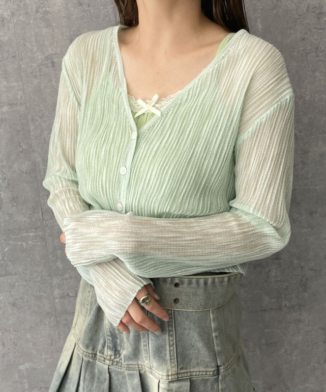 グリーン　モデル:155cm F着用