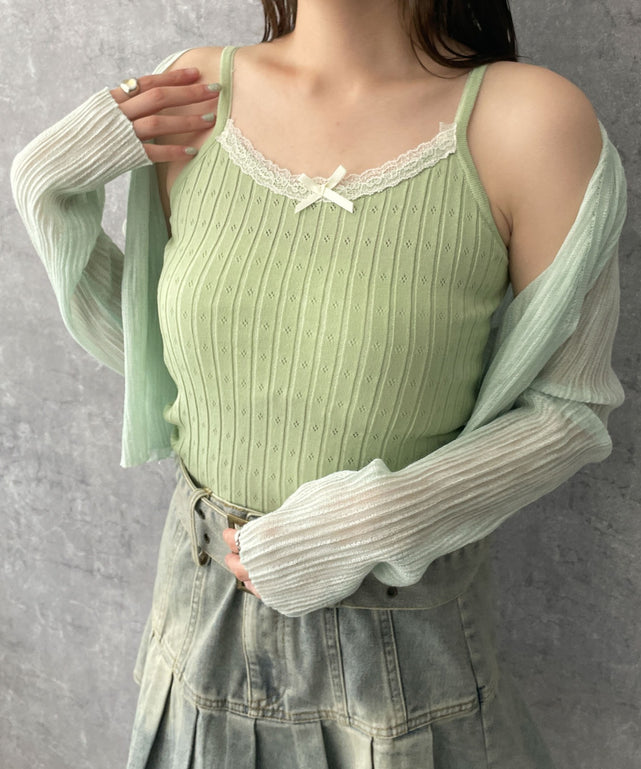 グリーン　モデル:155cm F着用