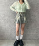 グリーン　モデル:155cm F着用