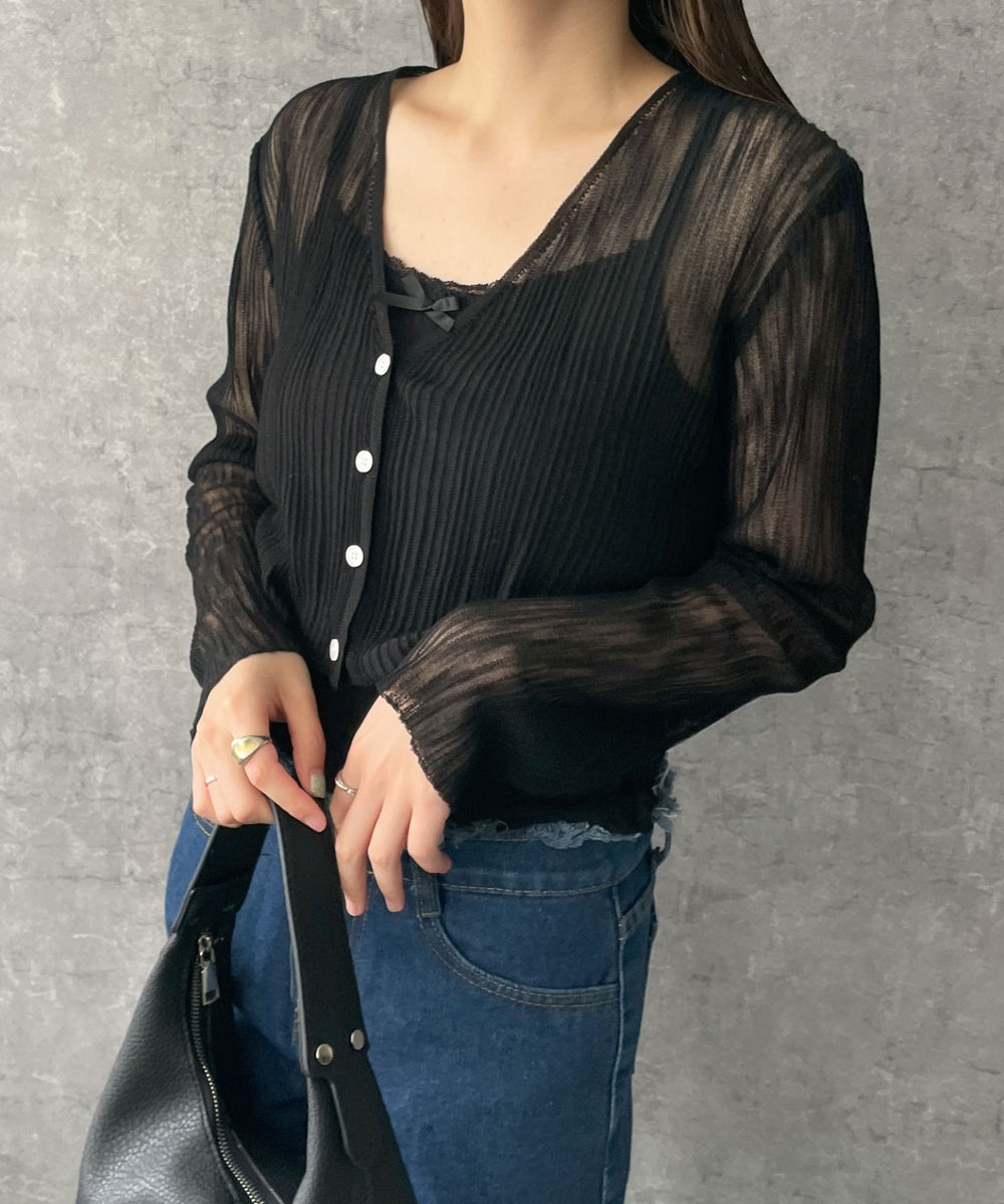 ブラック　モデル:155cm F着用