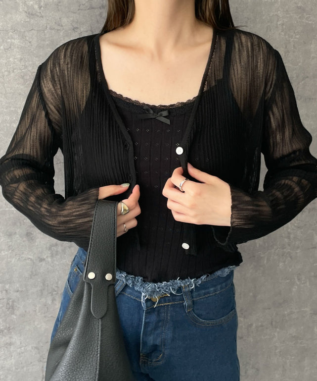 ブラック　モデル:155cm F着用