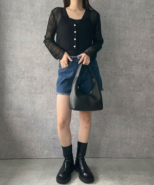 ブラック　モデル:155cm F着用