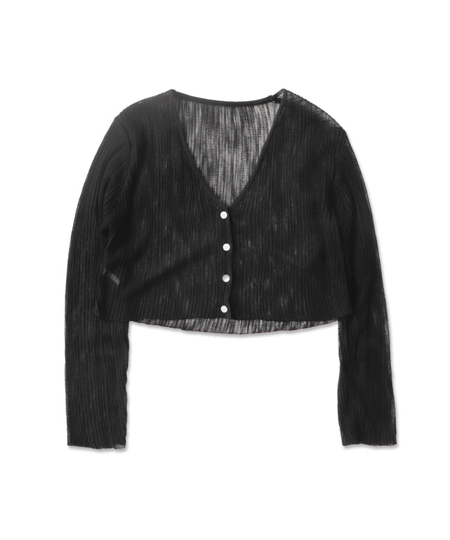 キャミ付きシアーカーデイガン