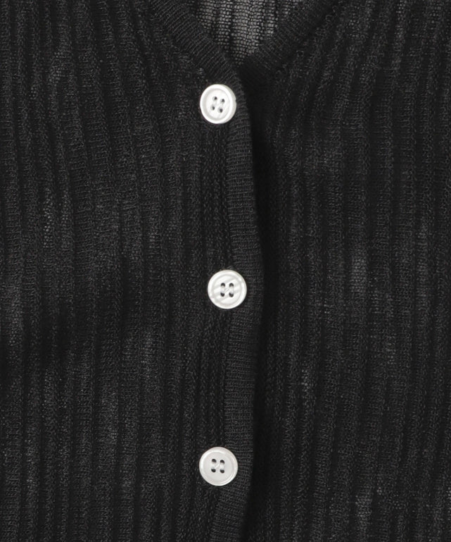 キャミ付きシアーカーデイガン