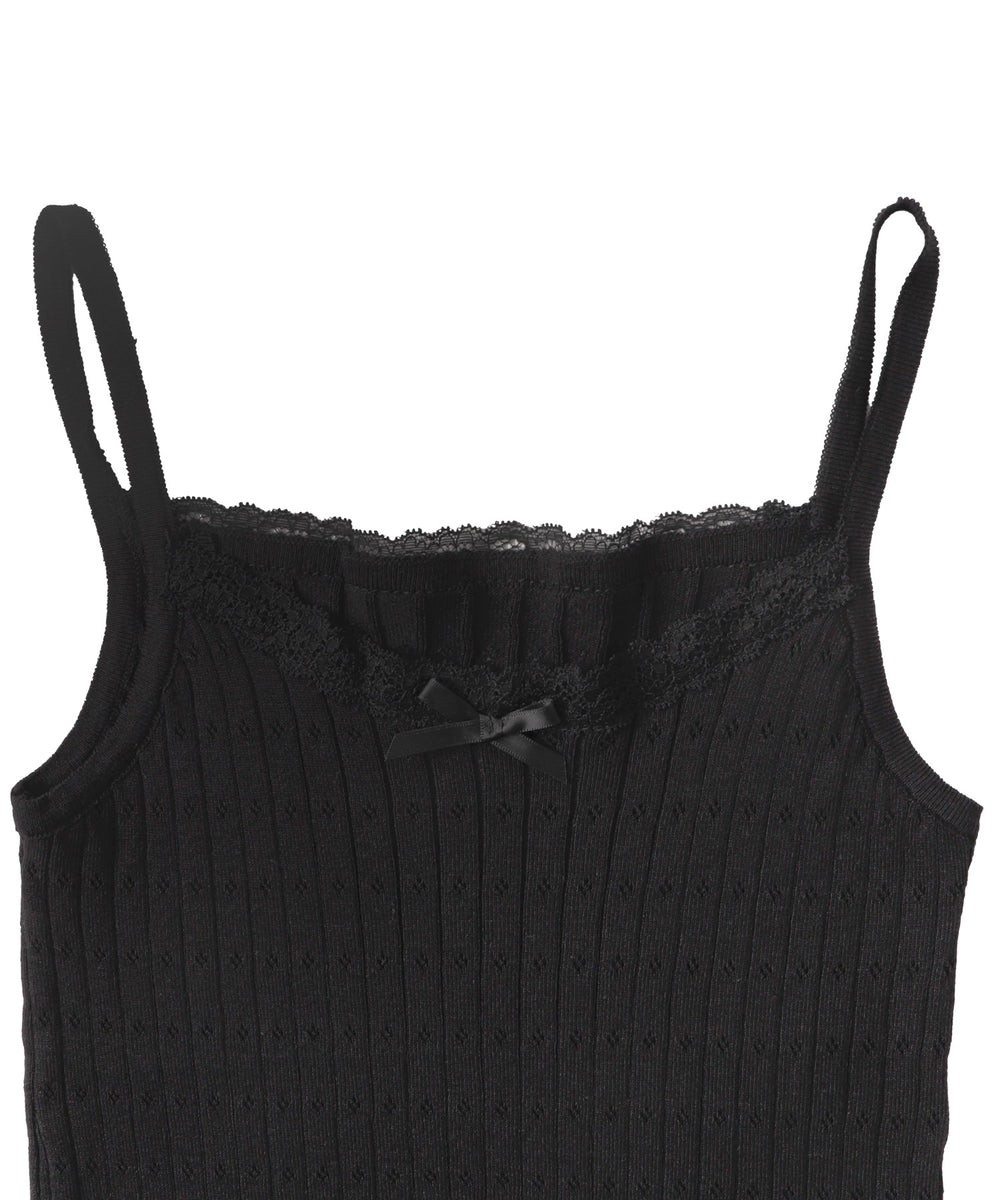 キャミ付きシアーカーデイガン