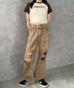 ブラウン　モデル:155cm F着用