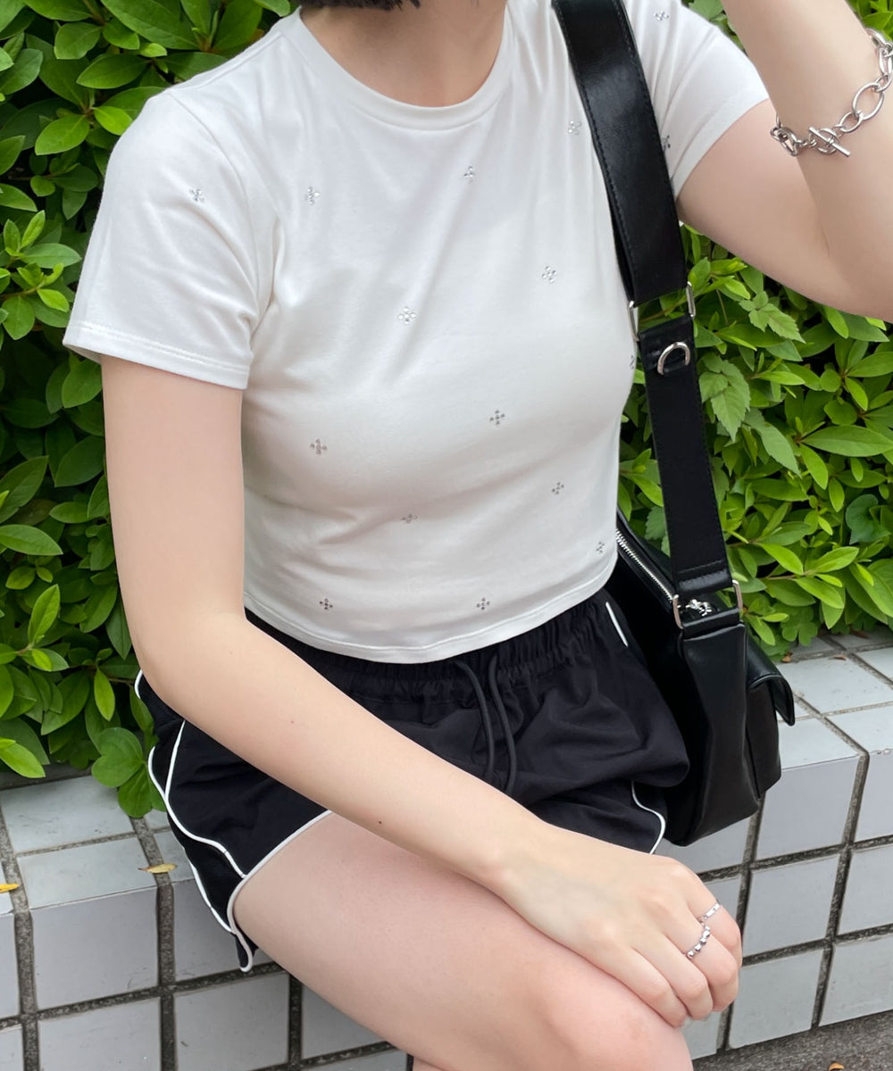 ホワイト　モデル:155cm F着用