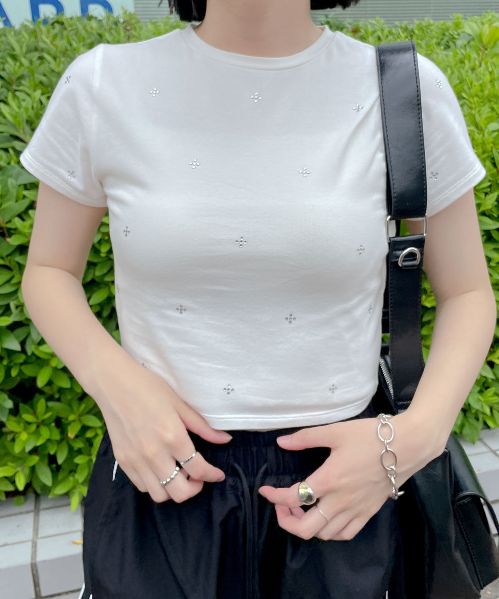 ホワイト　モデル:155cm F着用