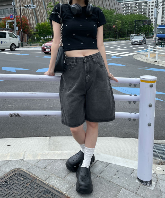 ブラック　モデル:155cm F着用