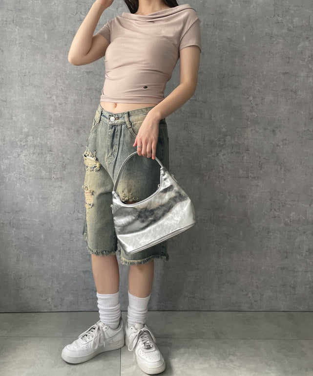 ベージュ　モデル:155cm F着用