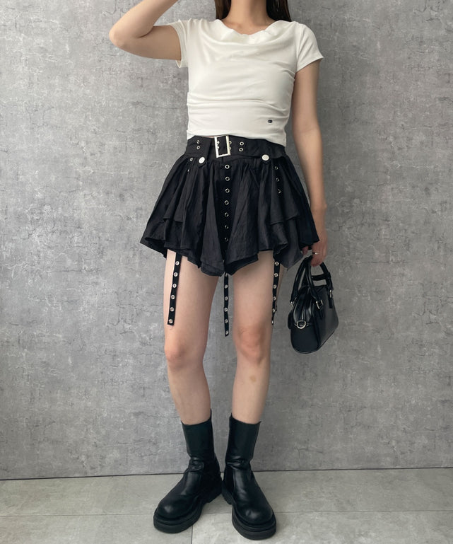 ホワイト 　モデル:155cm F着用