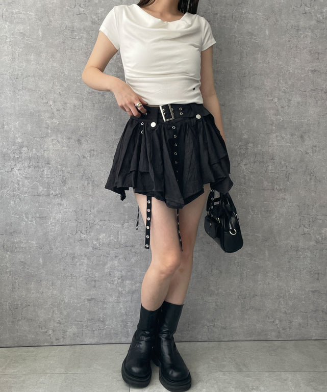 ホワイト 　モデル:155cm F着用