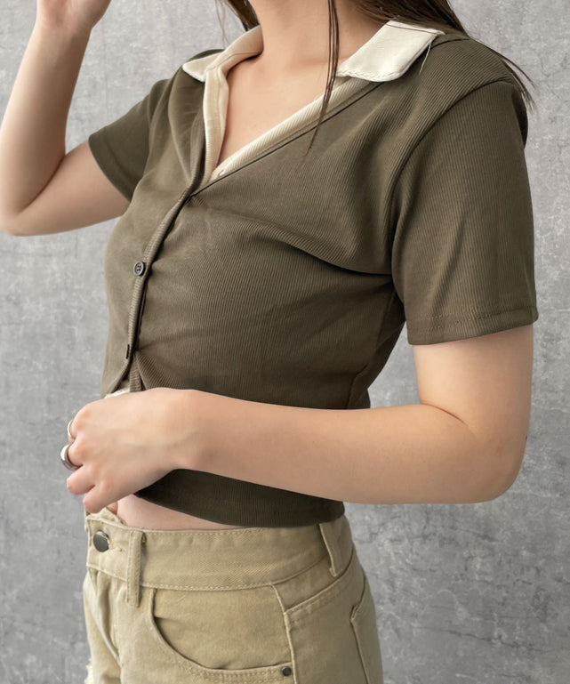 カーキ　モデル:155cm F着用