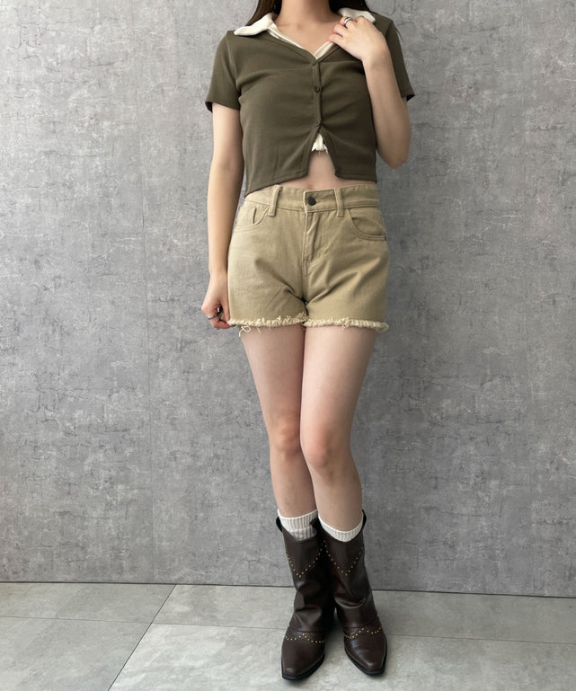 カーキ　モデル:155cm F着用