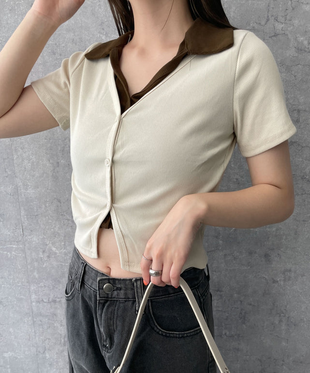 ホワイトアイボリー　モデル:155cm F着用